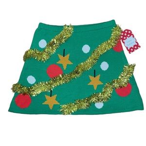 Derek Heart Christmas Skirt Size Large